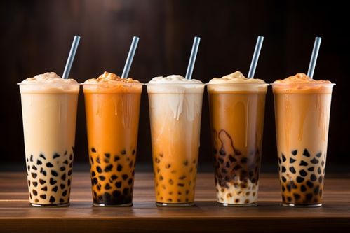 茶香四溢 珍珠奶茶的創意攝影與海報設計